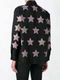 star print oversized shirt