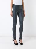 stretch leather leggings