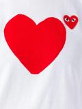 heart print T-shirt 
