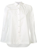 embroidered sleeve shirt