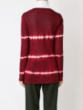 tie-dye print cardigan
