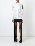 'Dancing Palms' open sleeve shirt