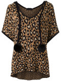 pom pom knit top