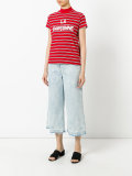 striped high neck top