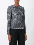 tweed longsleeved blouse