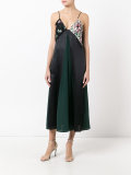 strappy sequin bust dress