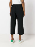 cropped wide-leg trousers