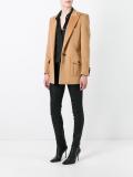 peaked lapel blazer