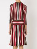striped knit dress
