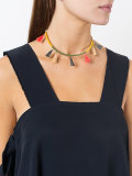 tassel detail choker