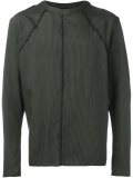 longsleeved pinstripe top