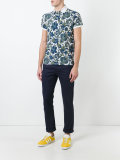 allover print polo shirt