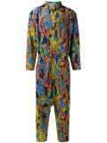 patterned jumpsuit