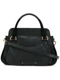 oversized ring zip shoulder bag