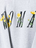 floral embroidered sweatshirt