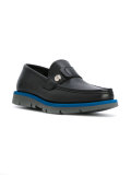slip-on contrasting loafers