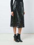 patent leather skirt