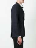 camouflage print blazer