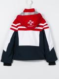 striped ski jacket
