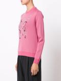 poodle embroidered jumper