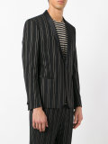 gold striped blazer