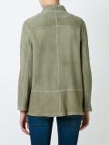 banded collar multi-pockets jacket