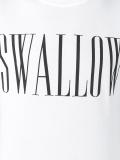 swallow print T-shirt