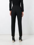 side stripe tapered trousers