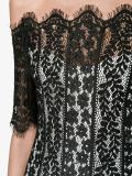 off-shoulder lace dress