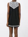 floral embroidery dress