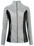 panelled jacquard jacket