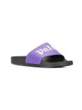 'palm' print flip flops