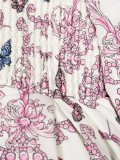 butterfly baroque print coat
