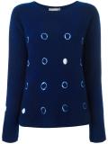 tie dye circles jumper