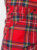 checked tapered pants 