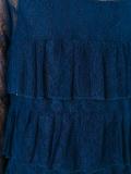 ruffled lace dress