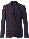 checked blazer 