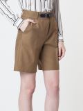 修身西服短裤