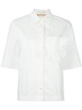 ruffle pocket shirt