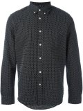 grid print shirt