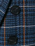 'Houndstooth Embroidered Back'大衣