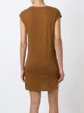 perforated leather dress