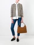 buttoned tweed jacket 