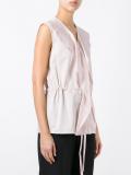 drawstring waist blouse