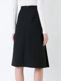 mid-length a-line skirt