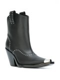 studded Western ankle boots