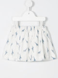 giraffe print skirt