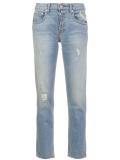 distressed slim jeans
