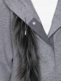 faux fur detail cardi-coat