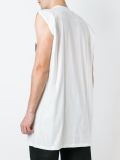 square print tank top 